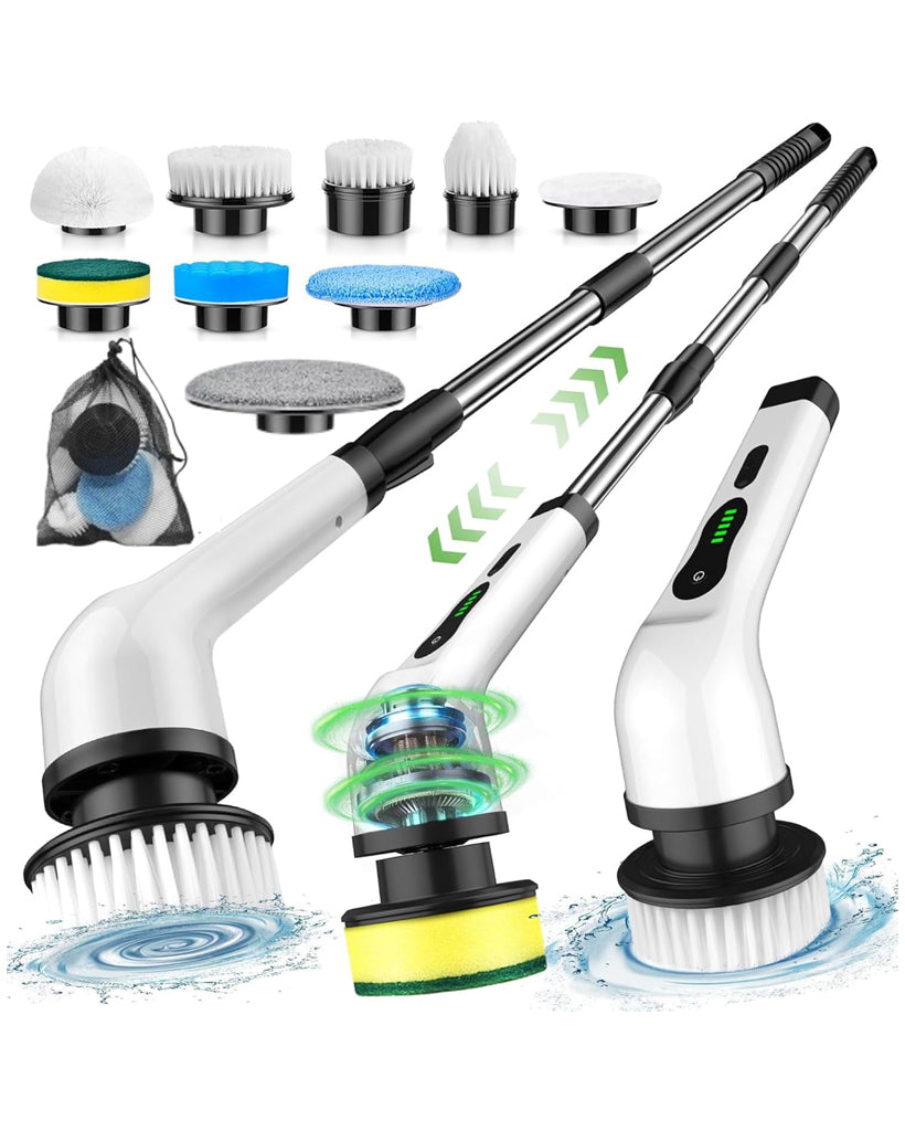 9 in 1 Cordless Electric Spin Scrubber