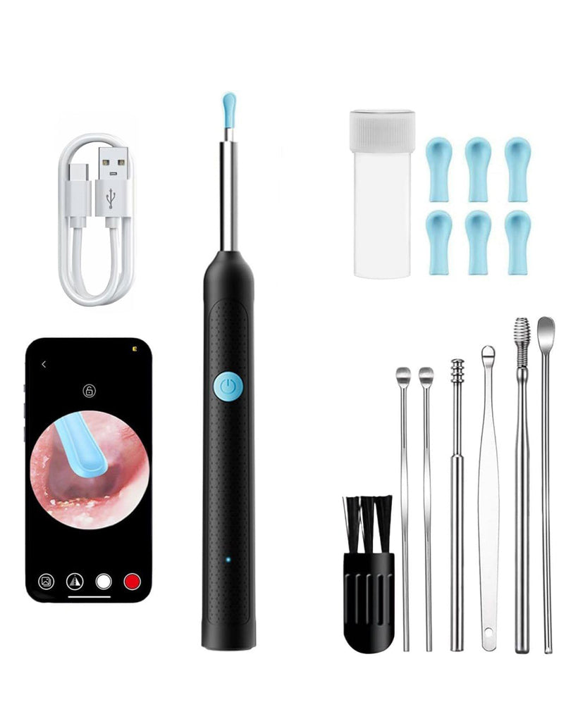 Ear Wax Removal, Ear Cleaner with Camera, Ear Wax Removal Kit with 1080P, Ear Camera Otoscope with Light, Ear Cleaning Kit for Android & ios