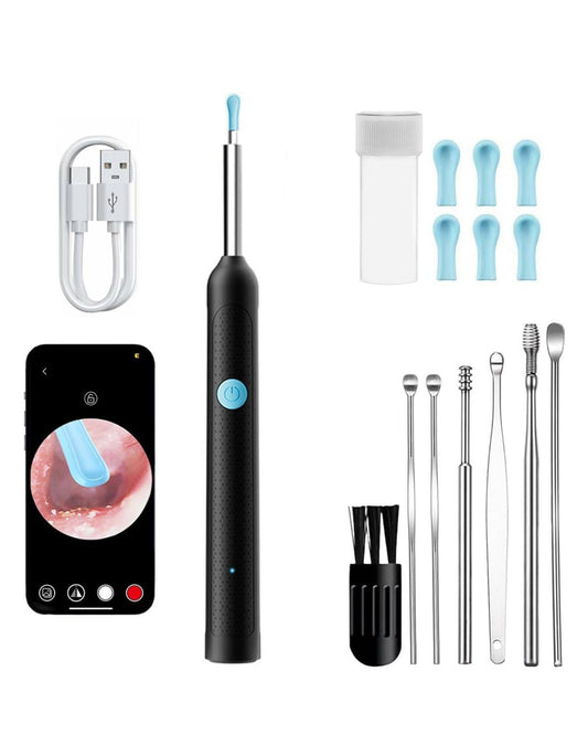 Ear Wax Removal, Ear Cleaner with Camera, Ear Wax Removal Kit with 1080P, Ear Camera Otoscope with Light, Ear Cleaning Kit for Android & ios