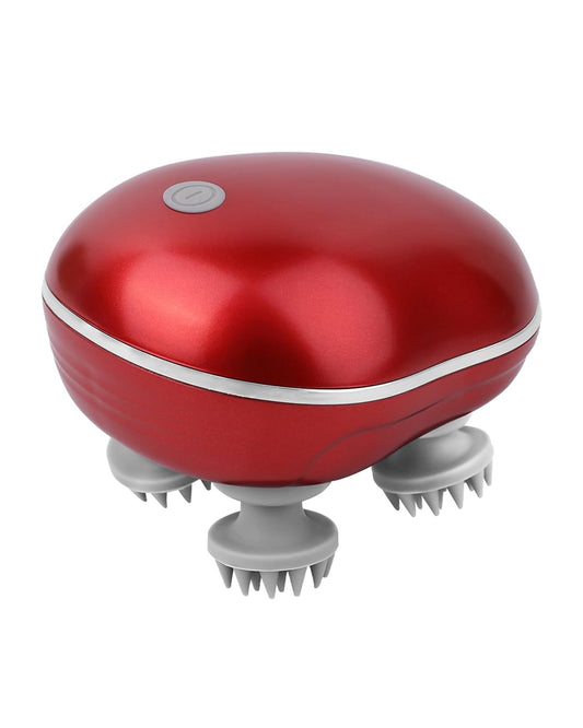 Electric Scalp Massager, Scalp Massager - 96 Silicone Kneading Points with Detachable Heads | Multi-Use Scalp, Body & Head Massager for Hair Growth