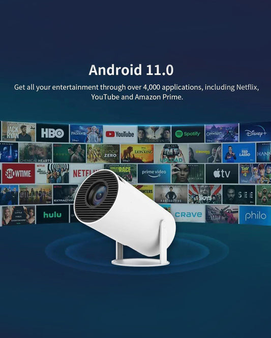ANDROID 5G WIFI HOME PROJECTOR 4k