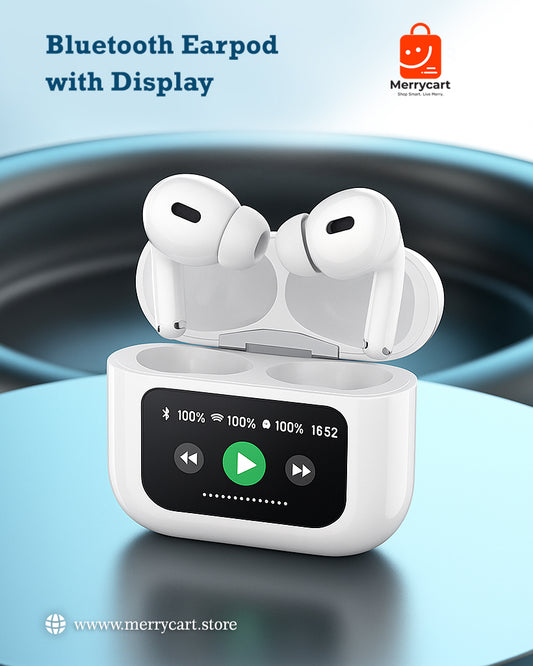 Bluetooth wireless earpod with display