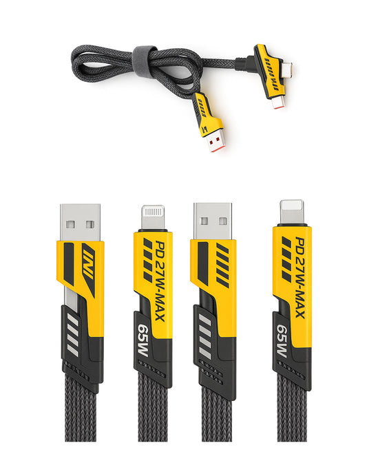 4 in 1 multi fast charger cable