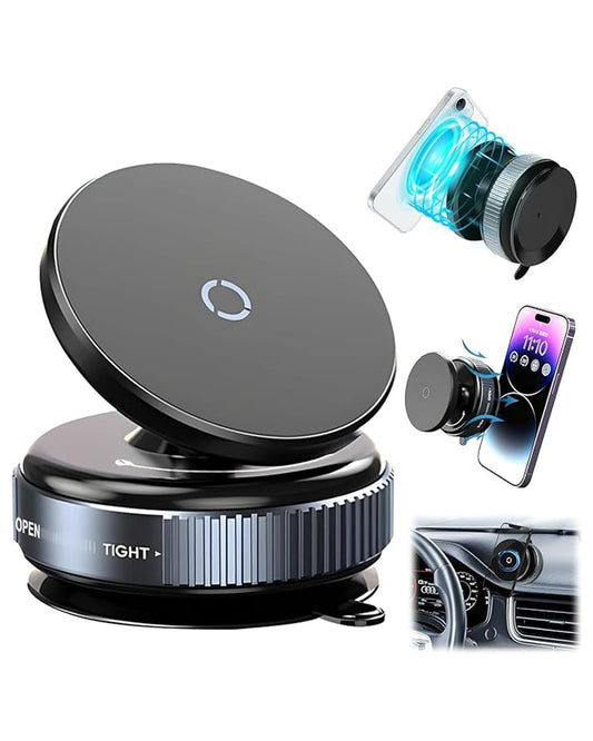 Vacuum Suction Magnetic Phone Holder